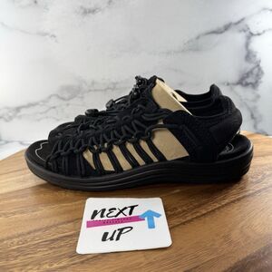 Men’s size 9.5-KEEN Uneek II Open Toe Sport Water Hiking Sandals Black/Black